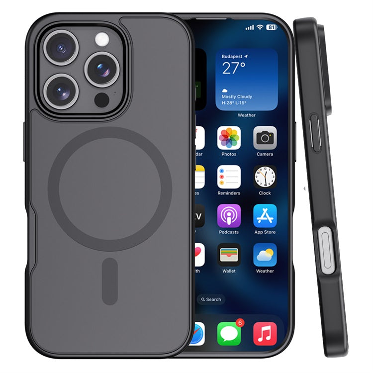 Quad iPhone 16 Pro Max Qmag Slim Case Black