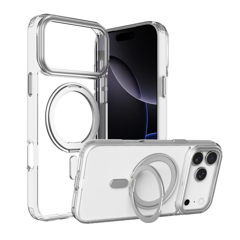 Quad iPhone 17 Pro Qmag Kick Stand Clear Case