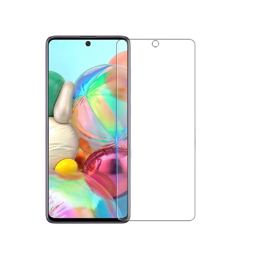 Quad Shield Tempered Glass Protector Samsung A51 Full Glue..