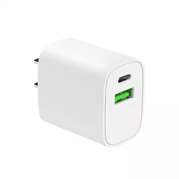 Quad 20w Dual Port Fast Charger A+C White