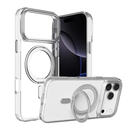 Quad iPhone 17 Pro Qmag Kick Stand Clear Case
