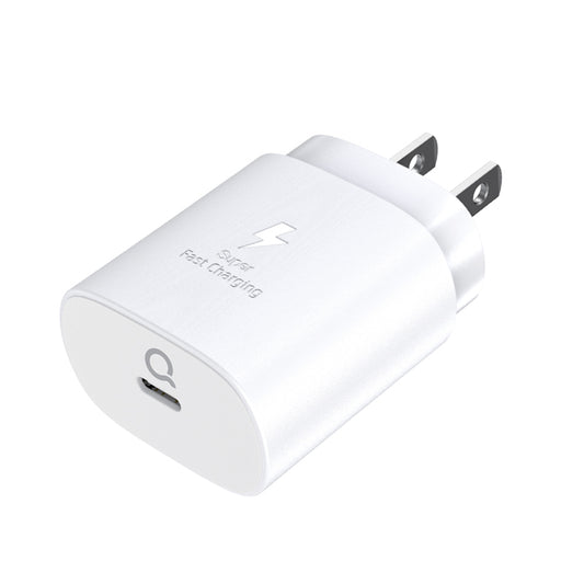 Quad Super Fast PD25W Charger Adapter White